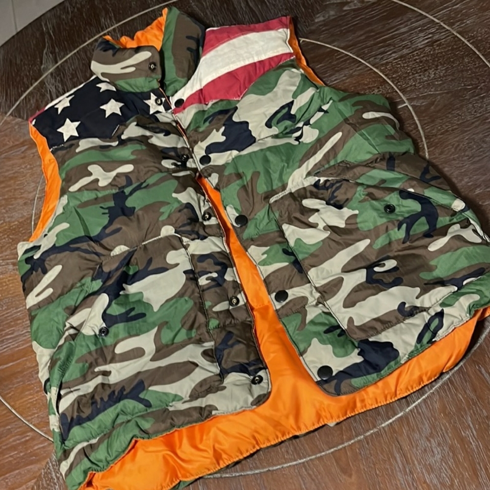 NWOT Denim & Supply Ralph Lauren Reversible Vest